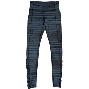 Lululemon Wunder Under SmoothCover Ruched Pant High Rise Variegated Stripe